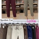 Spodnie Damskie Włoskie_size uni _paczka 6szt _mix kolor 7417661