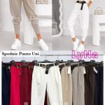 Spodnie Damskie Włoskie_size uni _paczka 6szt _mix kolor 7417662