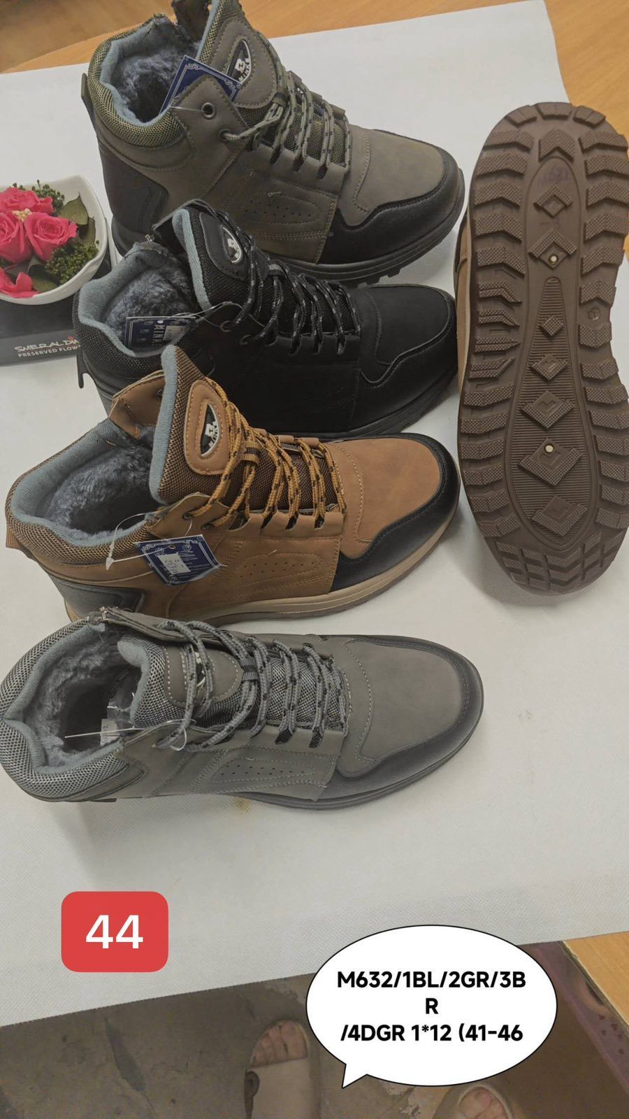 Buty Botki MĘSKIE (41-46_12par) 3745618