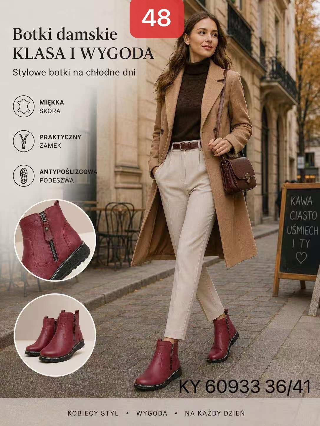 Buty Botki DAMSKIE (36-41_12par) 7452592