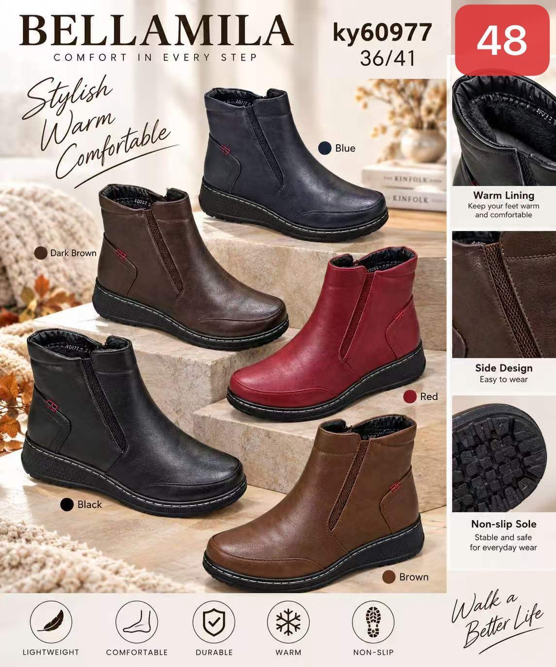Buty Botki DAMSKIE (36-41_12par) 7452599