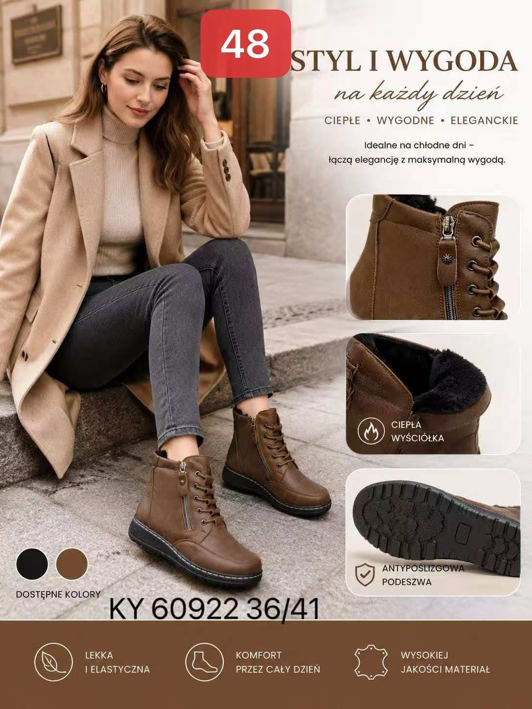 Buty Botki DAMSKIE (36-41_12par) 7452621