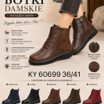 Buty Botki DAMSKIE (36-41_12par) 7452688