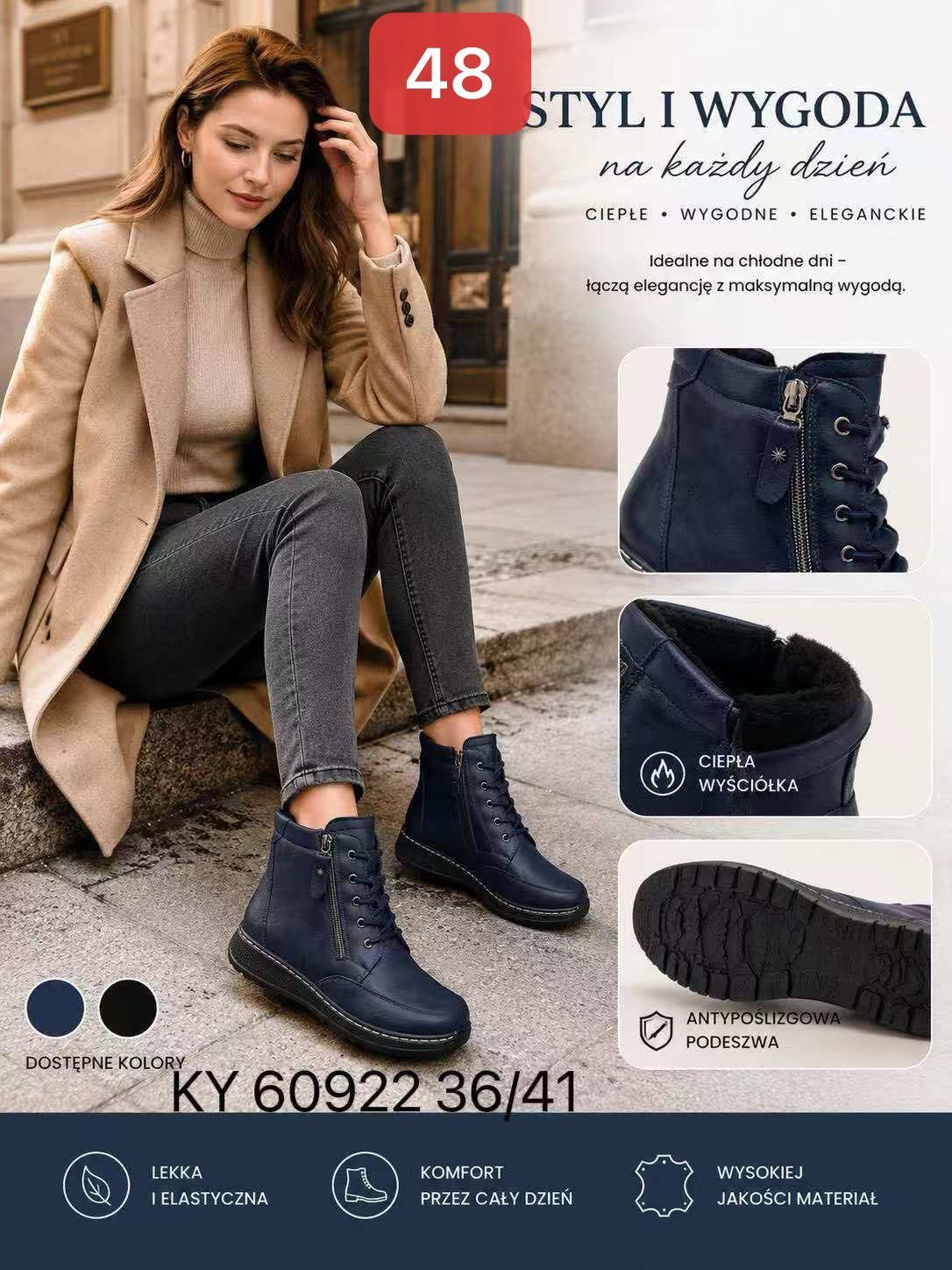 Buty Botki DAMSKIE (36-41_12par) 7452692