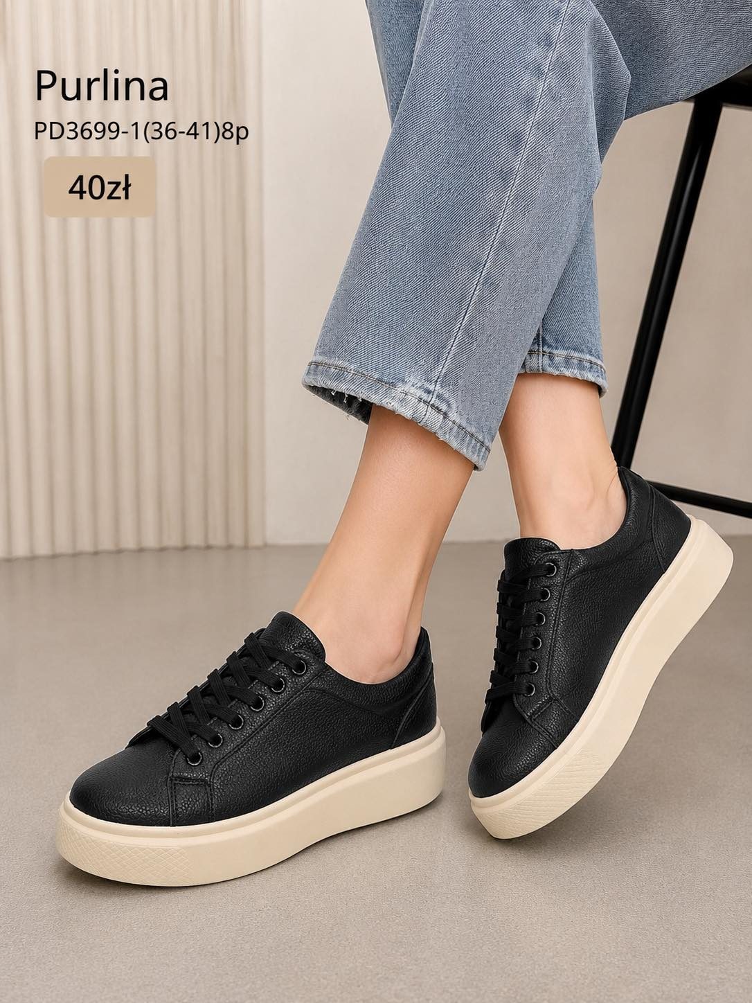 Buty Sportowe DAMSKIE (36-41_8par) 4667566