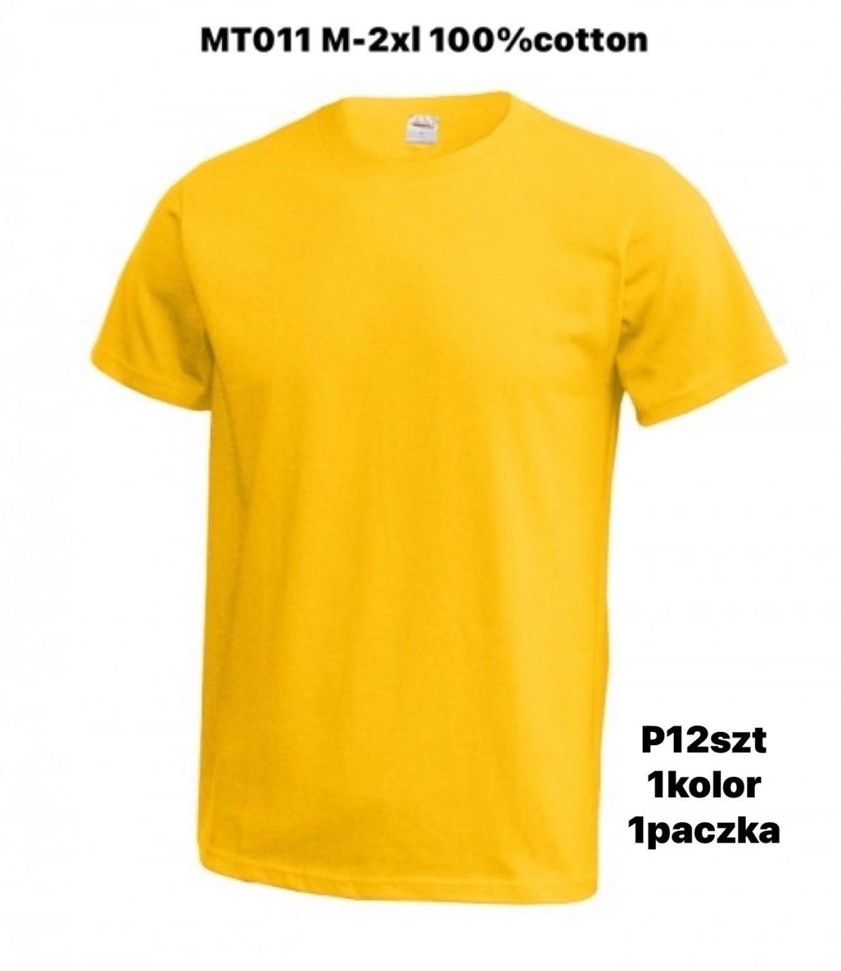Bluzki MĘSKA _ size M-2XL_paczka 12szt_1 kolor 9411490