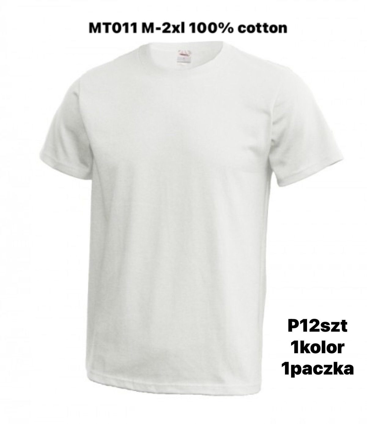 Bluzki MĘSKA _ size M-2XL_paczka 12szt_1 kolor 9411494