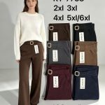 Spodnie Damskie_ size 2-6xl_ paczka 12szt _mix kolor 9411525