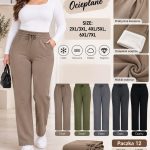 Spodnie DAMSKA Tureckie  _ size 2-7XL_paczka 12szt_mix kolor 9411545