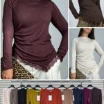 Bluzki Damskie Włoskie _ size uni _paczka 6szt_mix kolor 9411871