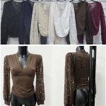 Bluzki Damskie Włoskie _ size uni _paczka 6szt_mix  kolor 9411872