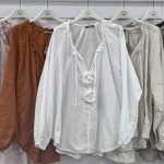 Bluzki Damskie Włoskie _ size uni _paczka 6szt_mix  kolor 9411874