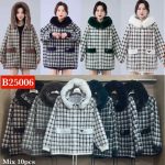 Futro Damskie Włoskie _ size uni _paczka 10szt_mix kolor 9411910