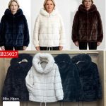 Futro Damskie Włoskie _ size uni _paczka 10szt_mix kolor 9411918