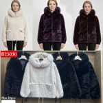 Futro Damskie Włoskie _ size uni _paczka 10szt_mix kolor 9411921