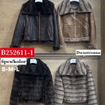 Futro Damskie Włoskie _ size s-l _paczka 6szt_1 kolor 9411930