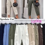 Spodnie Damskie Włoskie _ size uni _paczka 6szt_mix  kolor 9412065