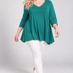 Tuniki Damskie Polskie_ size standard_ paczka 4szt 1 kolor 9412500