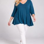 Tuniki Damskie Polskie_ size standard_ paczka 4szt 1 kolor 9412501