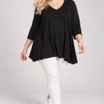 Tuniki Damskie Polskie_ size standard_ paczka 4szt 1 kolor 9412503