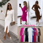 Sukienki Damskie Włoskie _ size uni _paczka 6szt_mix kolor 9412693