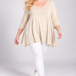 Tuniki Damskie Polskie_ size standard_ paczka 4szt 1 kolor 9412855