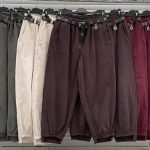 Spodnie Damskie Włoskie _ Size uni_ paczka 6szt _mix kolor 9412914