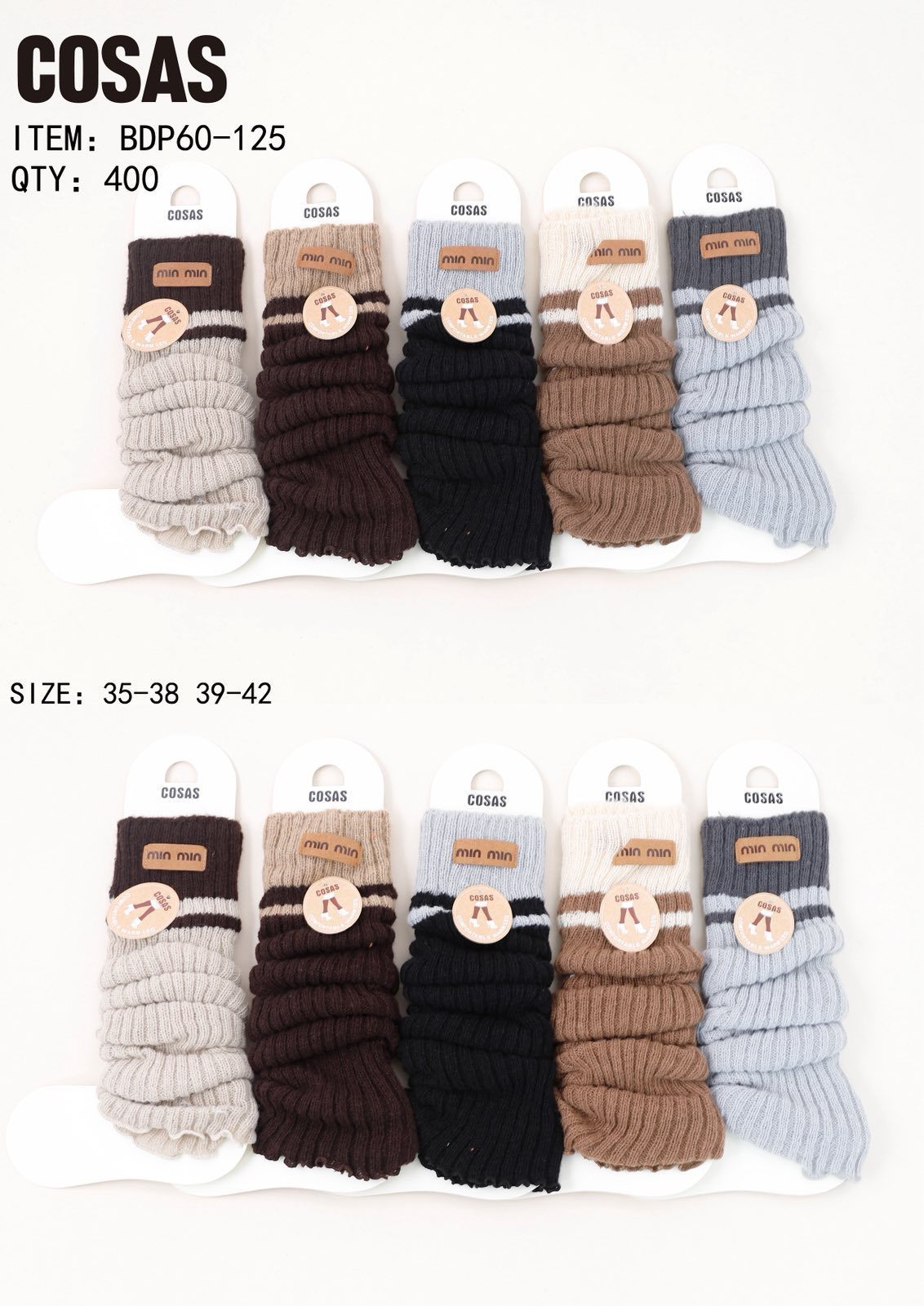 SKARPETY DAMSKIE .SIZE: 35-42_ (40PAR/PACZKA) KOLOR JAK NA ZDZIĘCIU 9413060