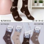 SKARPETY DAMSKIE .SIZE: 35-42_ (40PAR/PACZKA) KOLOR JAK NA ZDZIĘCIU 9413129