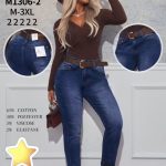 Jeansy DAMSKA M’sara_ size M-3xl_paczka 10szt_ 9413280
