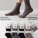 SKARPETY MĘSKA .SIZE: 39-46_ (40PAR/PACZKA) KOLOR JAK NA ZDZIĘCIU 9413456