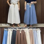 Spódnica długa Damskie Tureckie_ Size uni_ paczka 6szt_1kolor 9413731