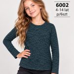 Bluzka DZIECIĘCA size 4-14 lat_ paczka 6szt _1 kolor 9413857