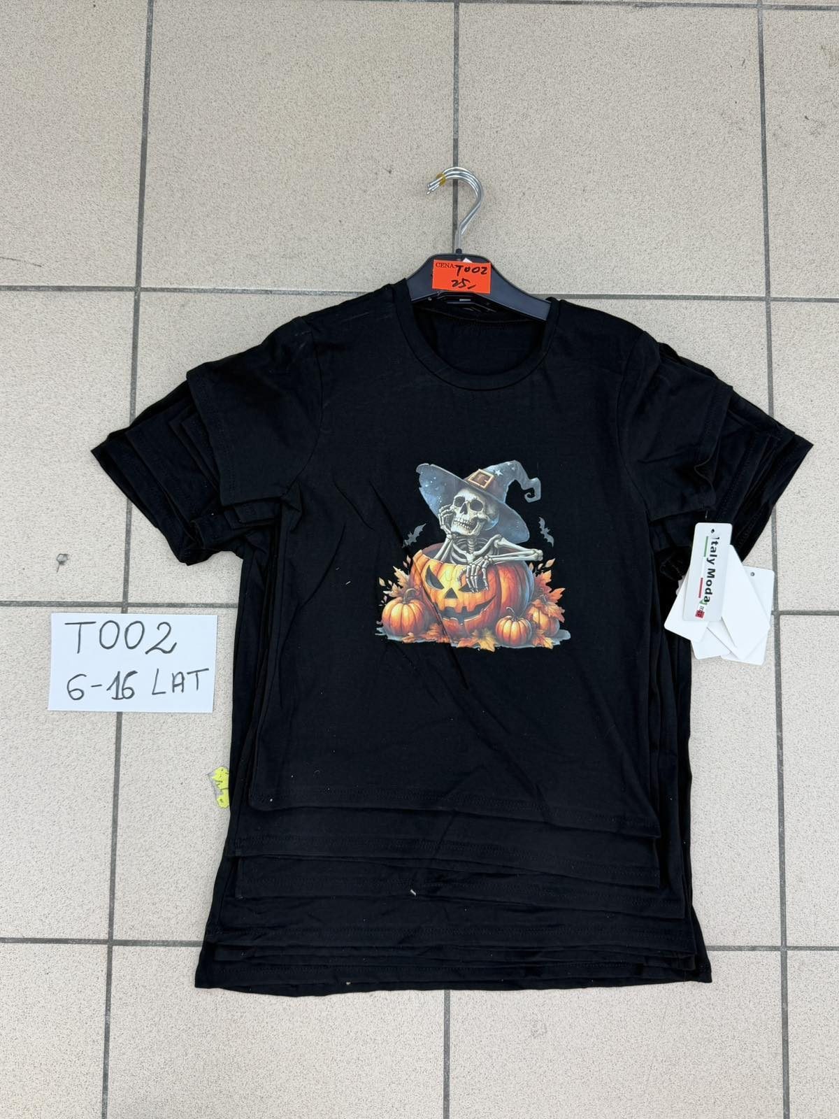 Bluzka DZIECIĘCA size 6-16 lat_ paczka 6szt _1 kolor 9413871