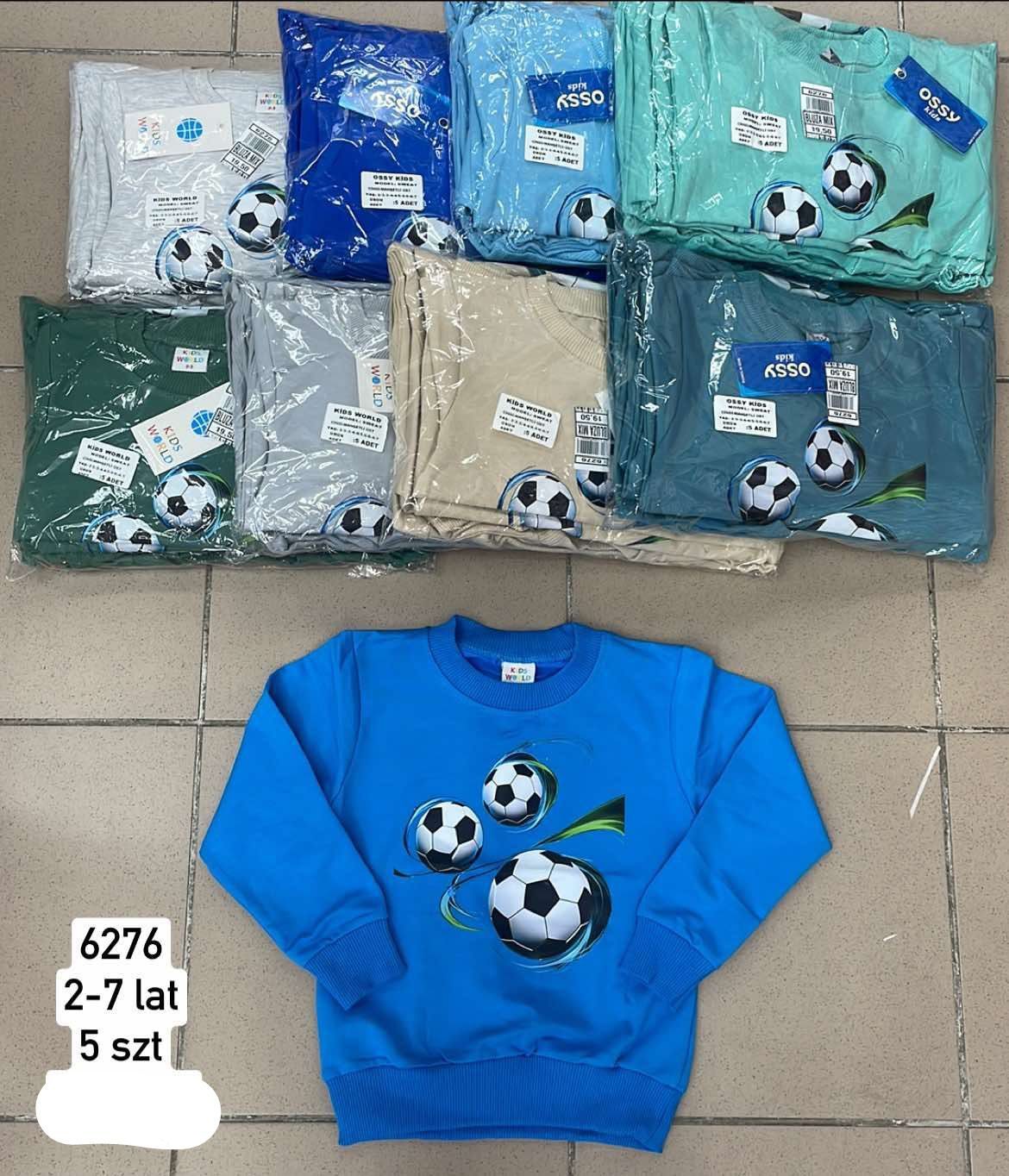 Bluzy DZIECIĘCA size 2-7 lat_ paczka 5szt _1 kolor 9413879