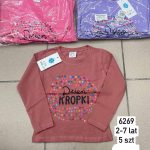 Bluzy DZIECIĘCA size 2-7 lat_ paczka 5szt _1 kolor 9413884