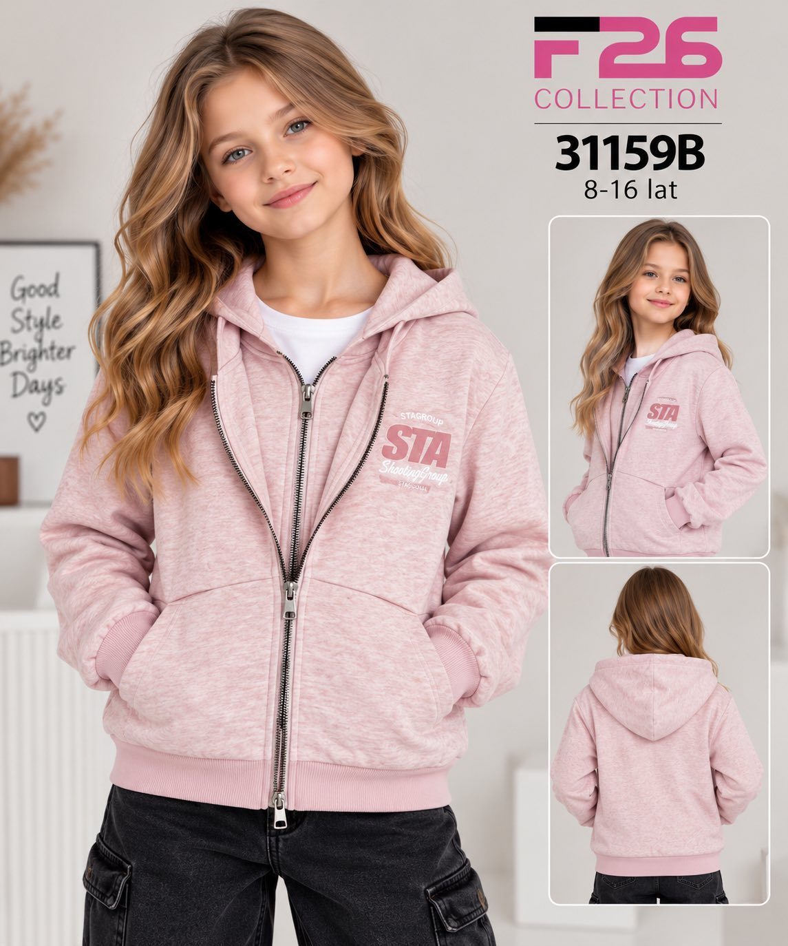 Kurtki DZIECIĘCA size 8-16 lat_ paczka 5szt _1 kolor 9413910