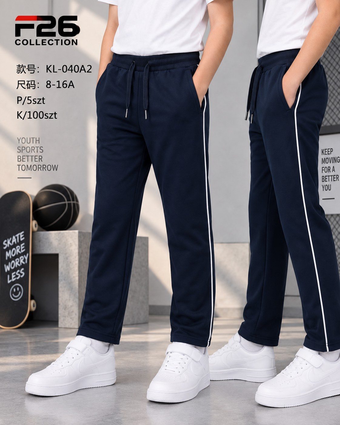 Spodnie DZIECIĘCA size 8-16 lat_ paczka 5szt _1 kolor 9413921