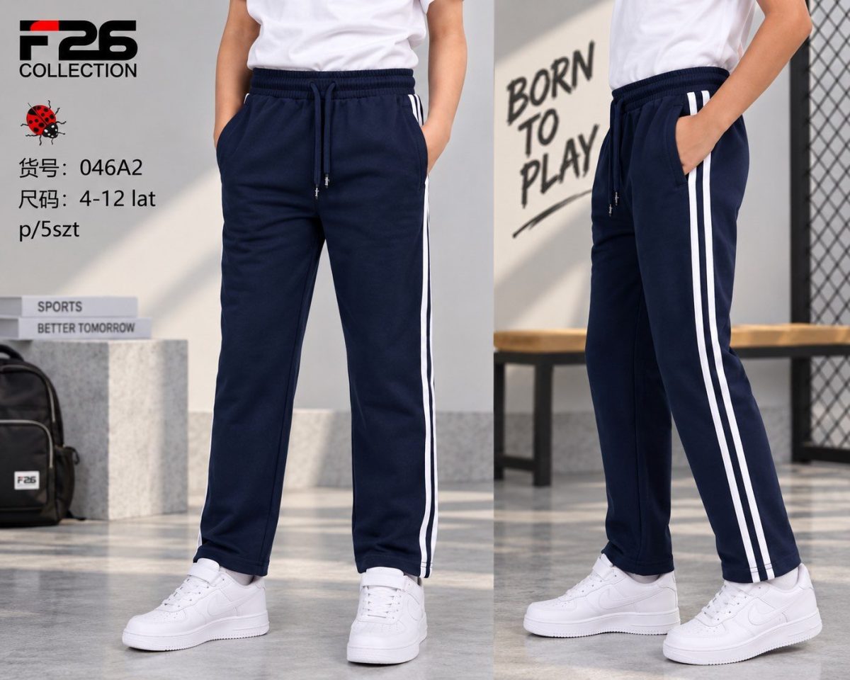 Spodnie DZIECIĘCA size 4-12 lat_ paczka 5szt _1 kolor 9413927