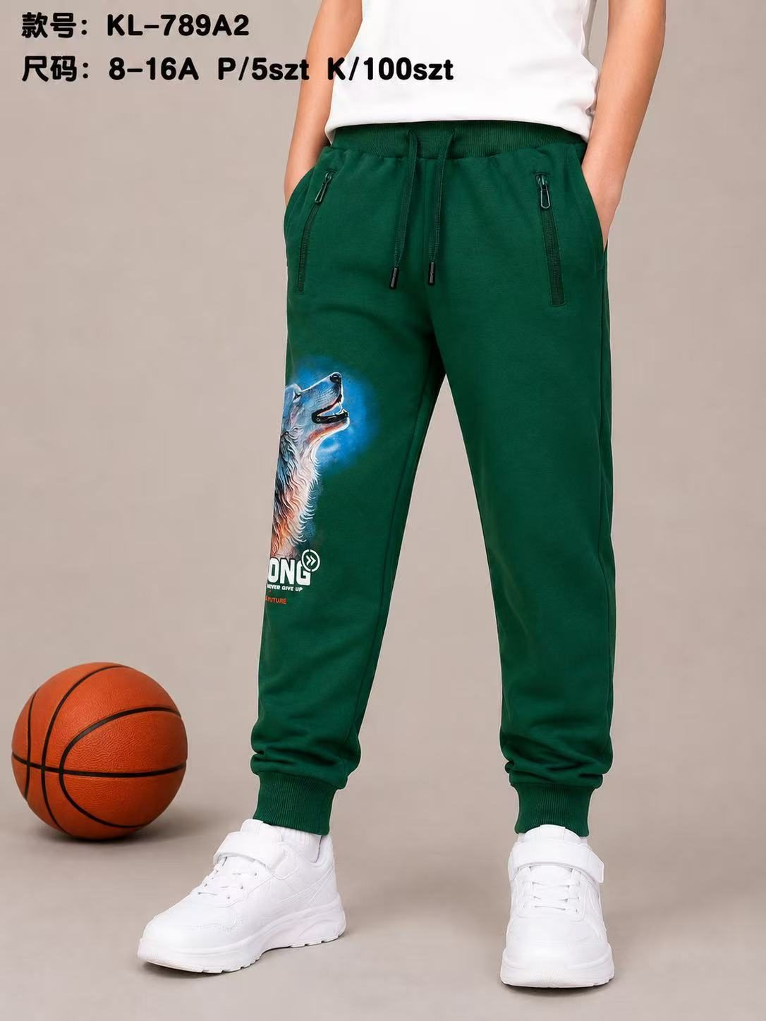 Spodnie DZIECIĘCA size 8-16 lat_ paczka 5szt _1 kolor 9413934