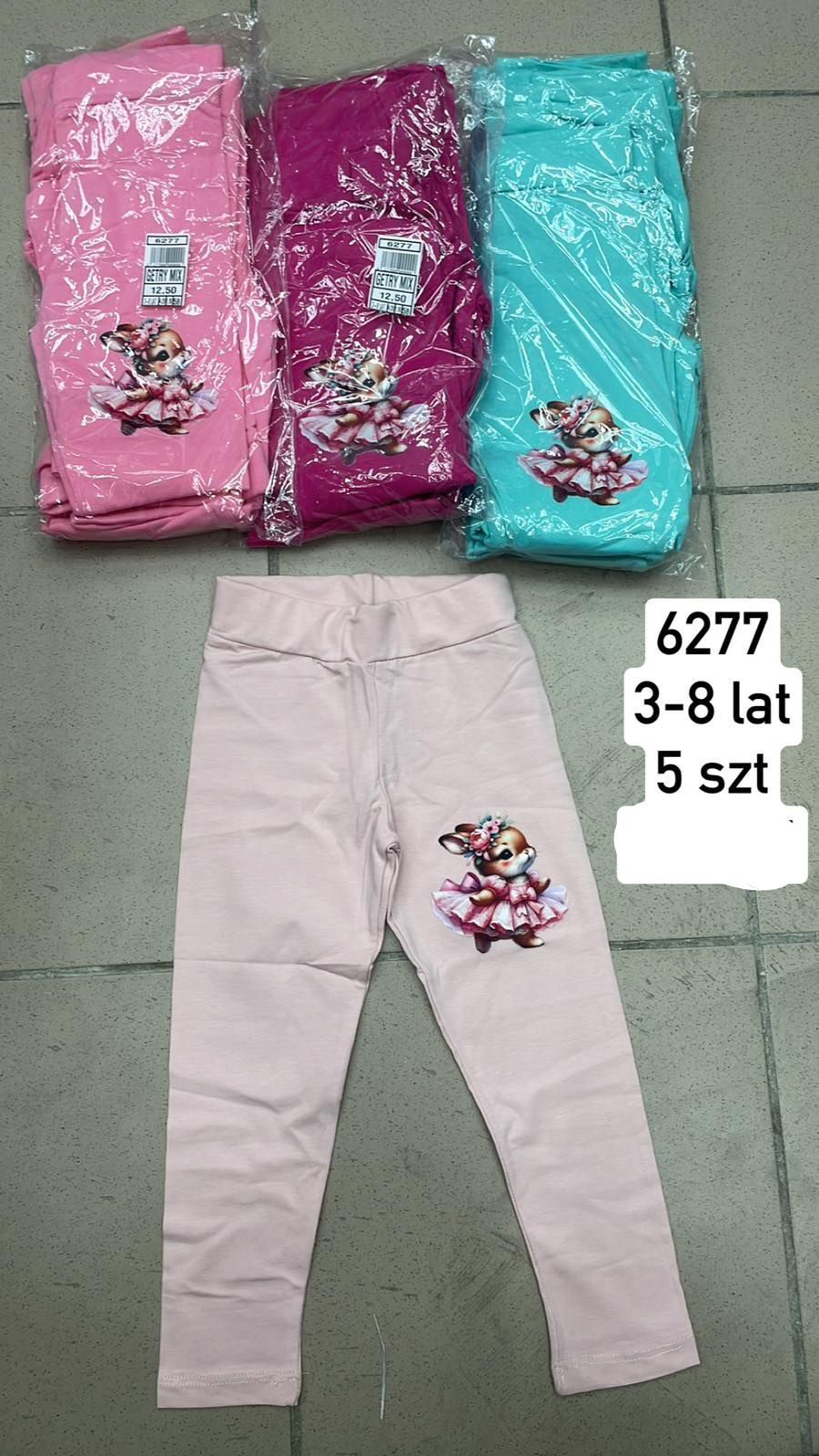 Spodnie DZIECIĘCA size 3-8 lat_ paczka 5szt _1 kolor 9413949