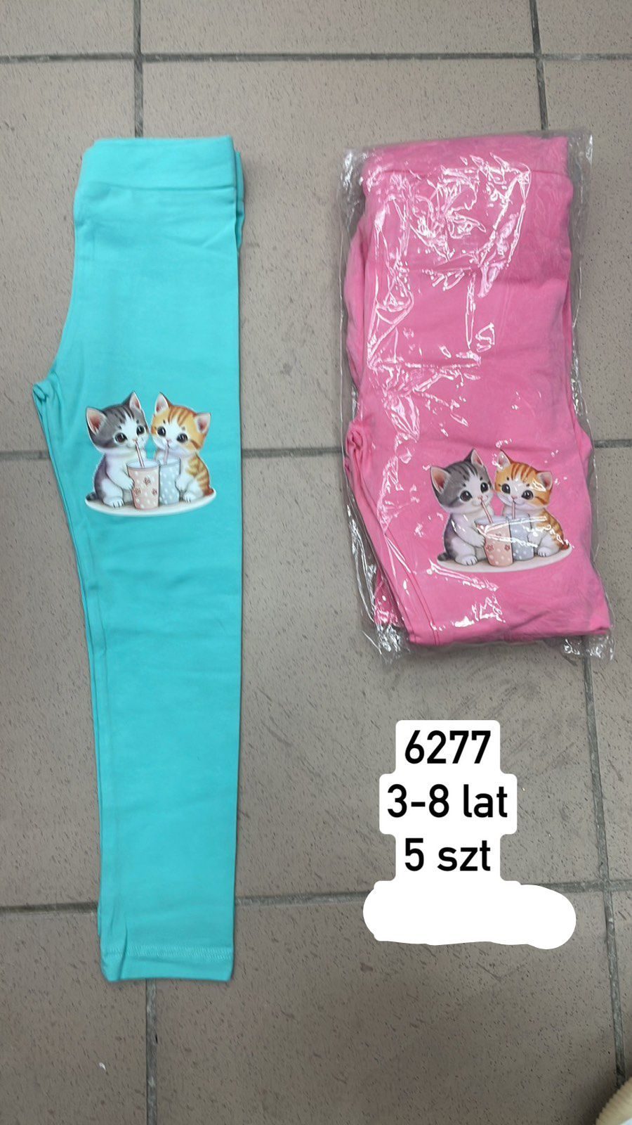Spodnie DZIECIĘCA size 3-8 lat_ paczka 5szt _1 kolor 9413950