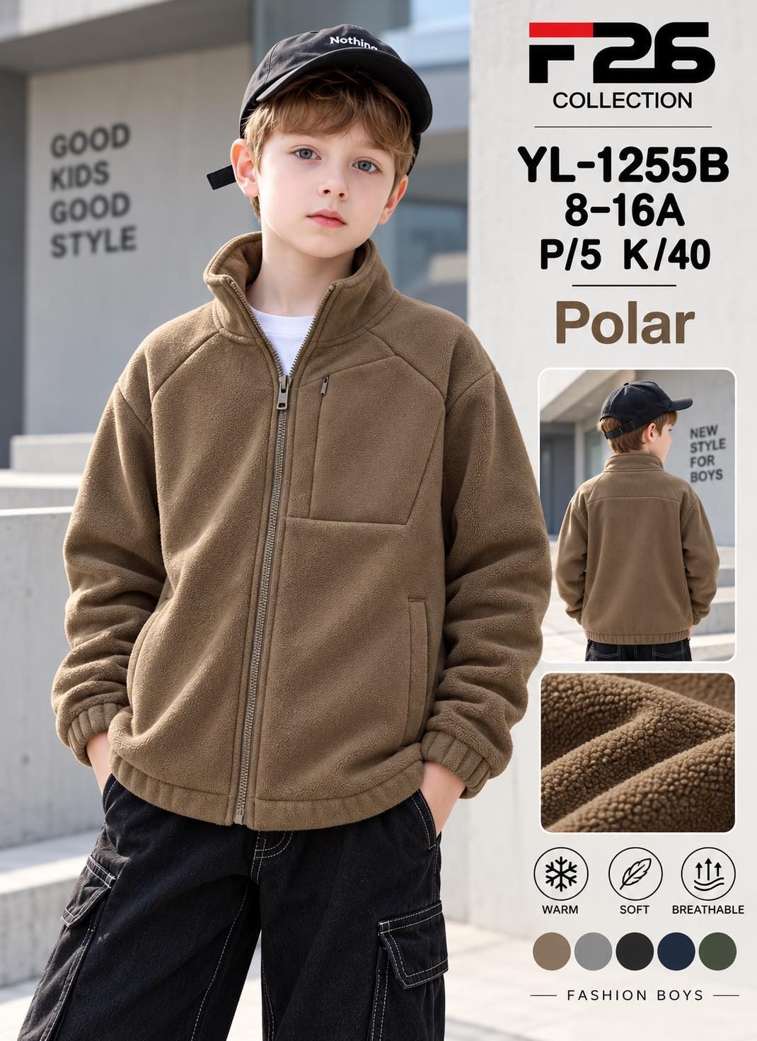 Bluza DZIECIĘCA size 8-16 lat_ paczka 5szt _1 kolor 9414090