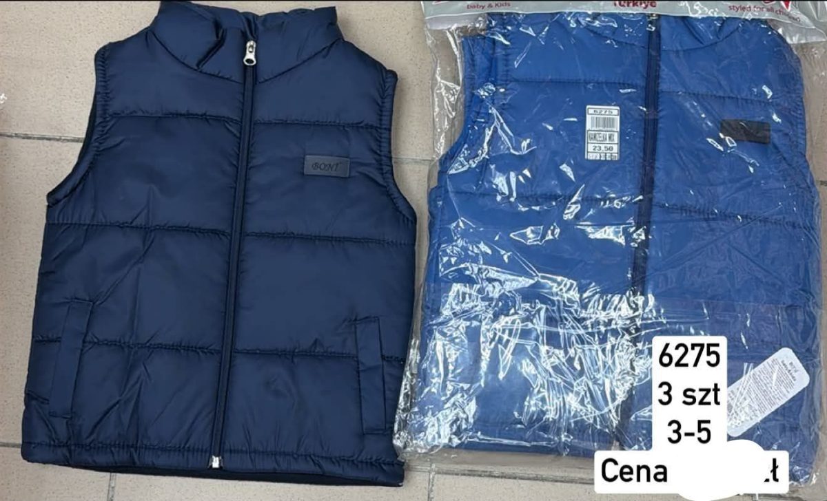 Kamizelki DZIECIĘCA size 3-5 LAT_ paczka 6szt _1 kolor 9414114