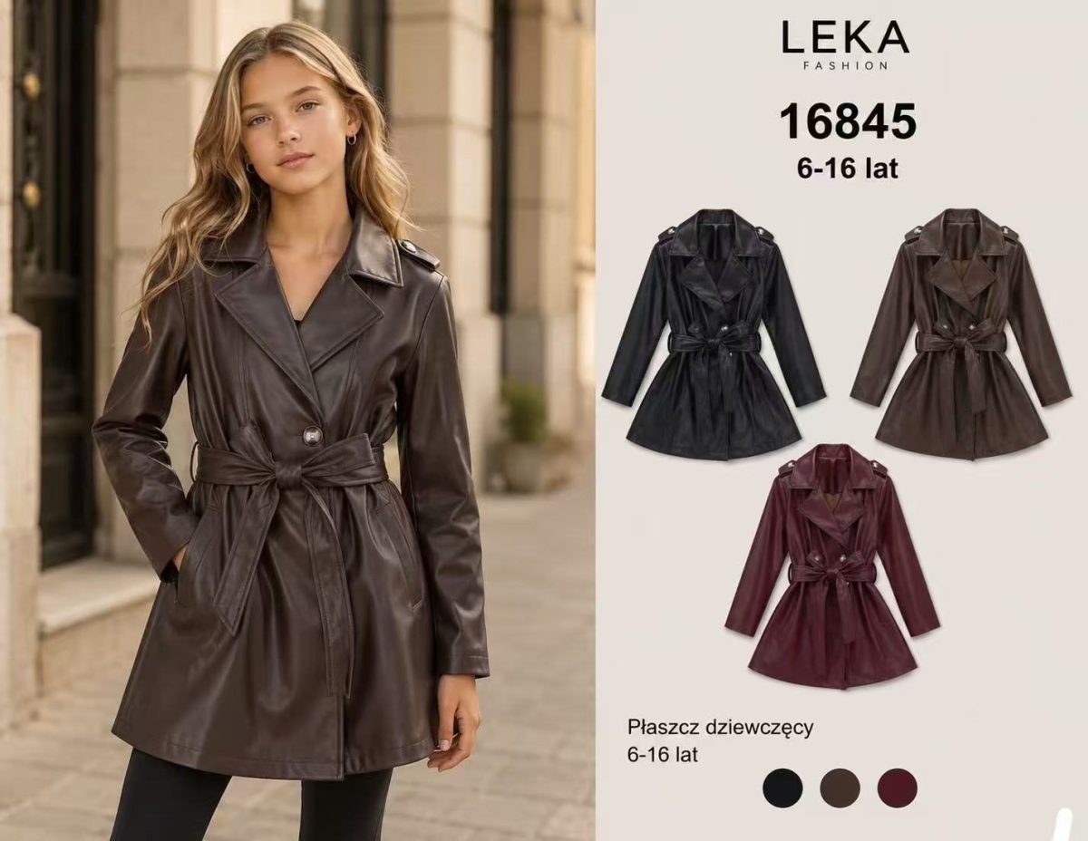 Płaszcz DZIECIĘCA size 6-16 lat_ paczka 6szt _1 kolor 9414125