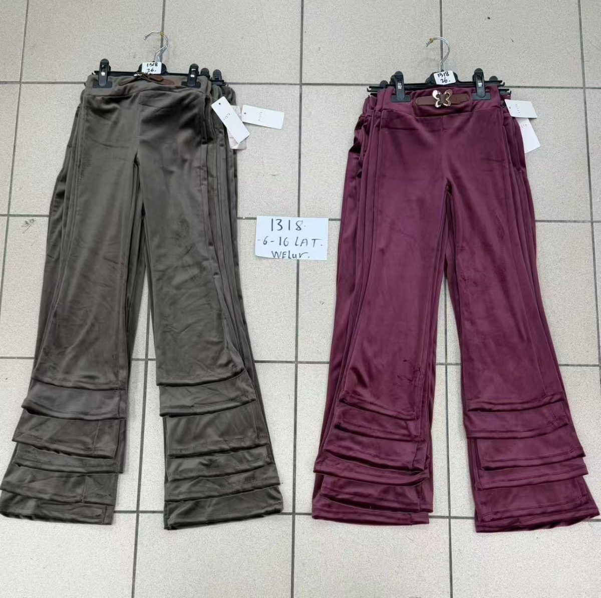 Spodnie DZIECIĘCA size 6-16 lat_ paczka 6szt _1 kolor 9414138