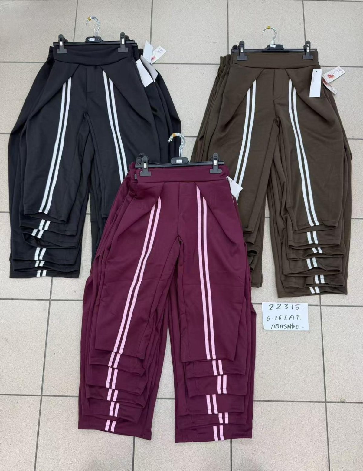 Spodnie DZIECIĘCA size 6-16 lat_ paczka 6szt _1 kolor 9414146