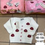 Swetry DZIECIĘCA size 80-104_ paczka 4szt _1 kolor 9414148