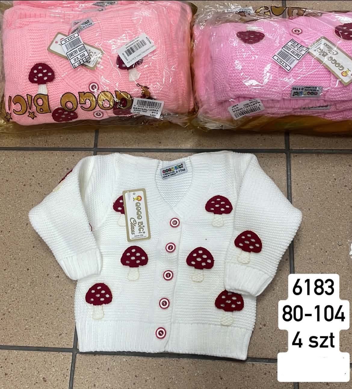 Swetry DZIECIĘCA size 80-104_ paczka 4szt _1 kolor 9414148