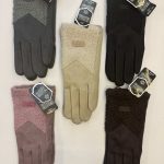Rękawiczki Damskie paczka 12parę _mix kolor 9414464